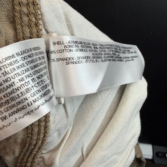 Ariat Rebar M4 Relaxed Straight Pants Mens 34x34 Khaki Carpenter Utility FLAW - Picture 12 of 14